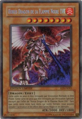 Horus Dragon De La Flamme Noire Lv8 de l'�dition Energie El�mentaire