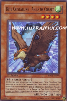 B�te Cristalline : Aigle De Cobalt de l'�dition Force du Destructeur