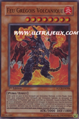 Carte yu gi oh volcanique