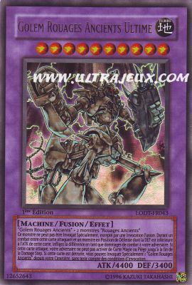 Golem Rouages Ancients Ultime de l'�dition Lumi�re de la Destruction