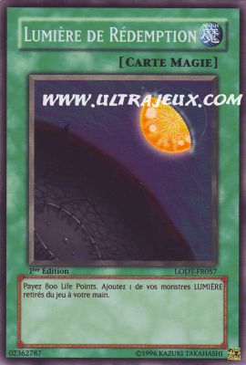 Lumi�re De R�demption de l'�dition Lumi�re de la Destruction