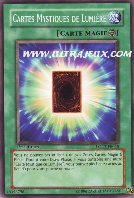 Cartes Mystiques De Lumi�re de l'�dition Lumi�re de la Destruction