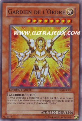 Gardien De L'ordre de l'�dition Lumi�re de la Destruction
