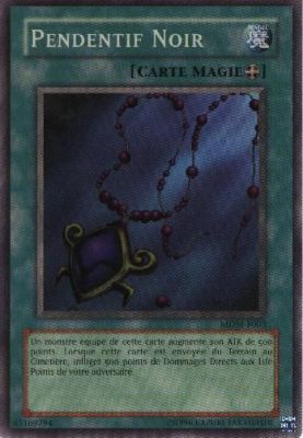 Pendentif Noir de l'�dition Le Maitre des Magies