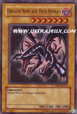 Dragon Noir Aux Yeux Rouge de l'�dition Retro Pack