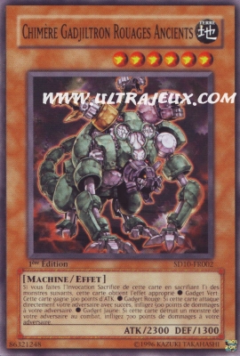 Chim�re Gadjiltron Rouage Ancients de l'�dition R�-Volt des Machines