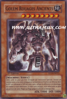 Golem Rouage Ancients de l'�dition R�-Volt des Machines