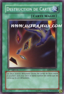Destruction De Carte de l'�dition Le Seigneur des Temp�tes