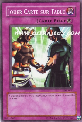 Jouer Carte Sur Table de l'�dition Serviteur du Pharaon