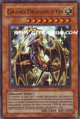 Grand Dragon D'or de l'�dition La R�surrection des Grands Dragons