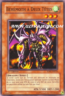 B�h�moth � Deux T�tes de l'�dition La R�surrection des Grands Dragons