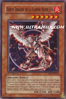 Horus Dragon De La Flamme Noire Lv6 de l'�dition La R�surrection des Grands Dragons