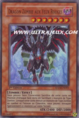 Dragon Zombie Aux Yeux Rouges de l'�dition Le Monde Des Zombies