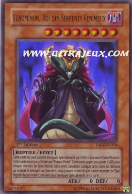 V�nominon, Roi Des Serpents Venimeux de l'�dition Evolution Tactique