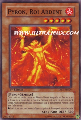 Pyron, Roi Ardent de l'�dition Evolution Tactique