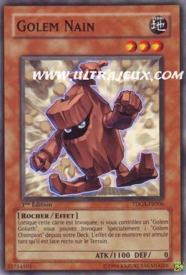 Golem Nain de l'�dition La Gen�se du Duelliste