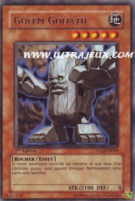 Golem Goliath de l'�dition La Gen�se du Duelliste