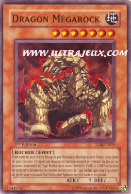 Dragon M�garock de l'�dition Le Mill�naire Perdu