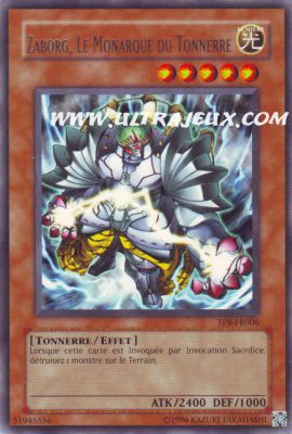 Zaborg, Le Monarque Du Tonnerre de l'�dition Pack de Tournoi 8