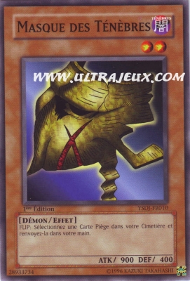 Masque Des T�n�bres de l'�dition Deck de D�marrage Jaden Yuki