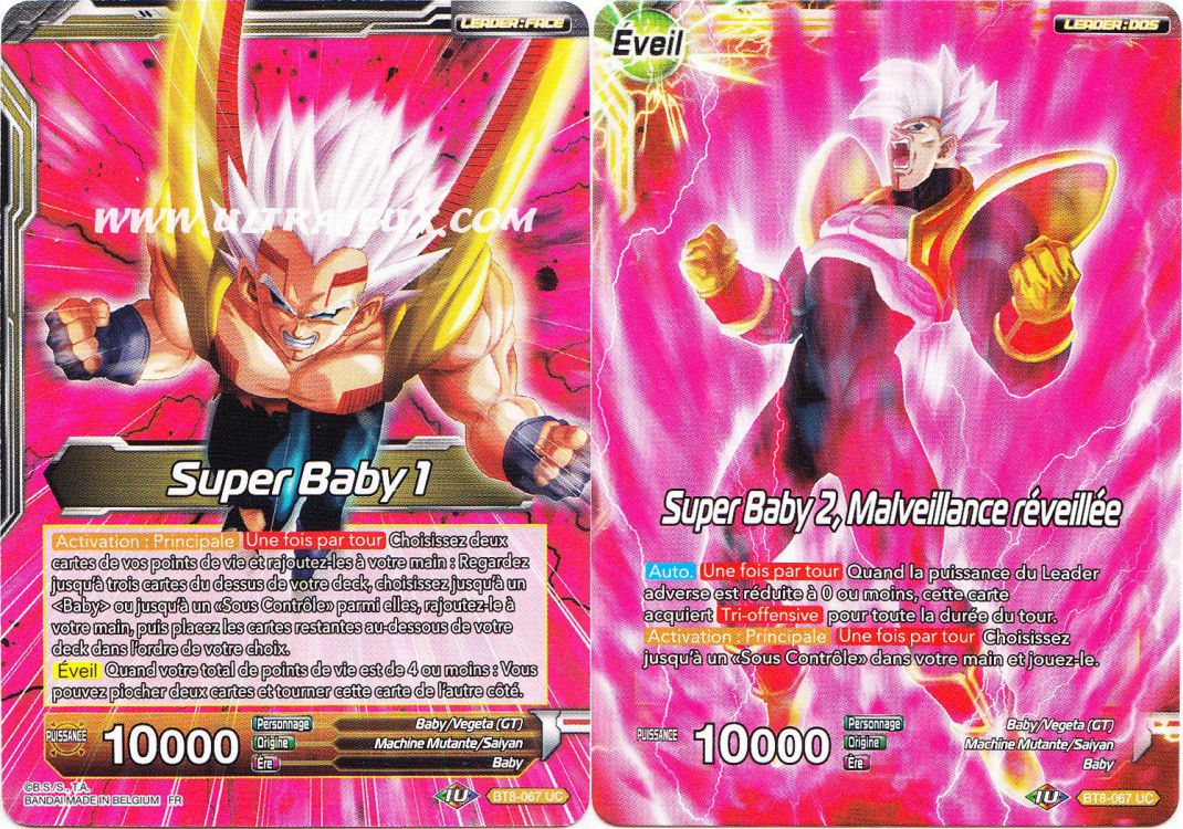 Super Baby 1 Super Baby 2 Malveillance Reveillee Bt8 067 Carte Dragon Ball Super Cartes A L Unite Francais Ultrajeux Super Baby 1 Super Baby 2 Malveillance Reveillee Bt8 067 Carte Dragon Ball Super Cartes A L Unite Francais Ultrajeux