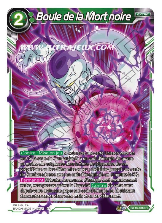 BT10-090 R ♦Dragon Ball Super♦ Boule de la Mort noire
