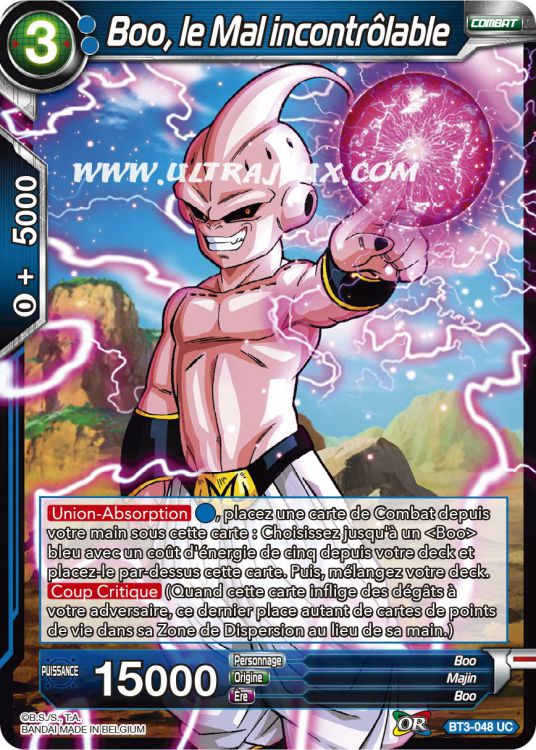 Ultrajeux Boo Le Mâl Incontrolable Bt3 048 Carte