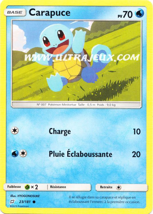 Carapuce - carte Pokémon 14/101 Explosion Plasma