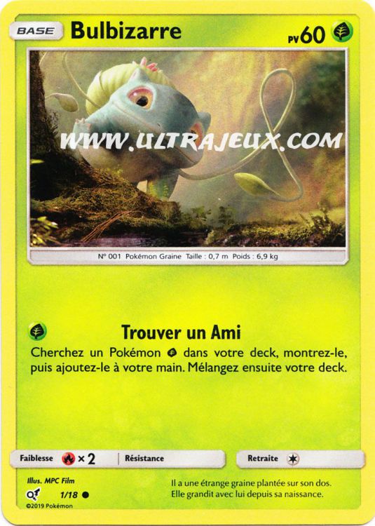 Boite de Rangement Bulbizarre Pokémon - UltraJeux