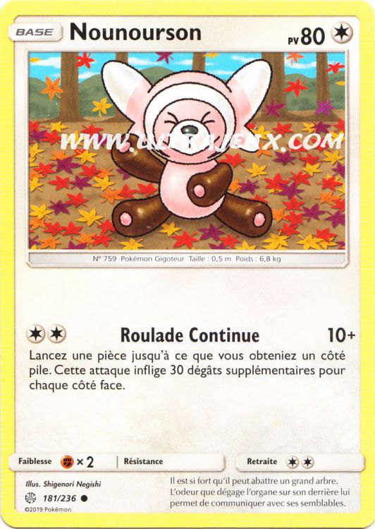 Nounourson 181 236 Carte Pokemon Cartes A L Unite Francais Ultrajeux Nounourson 181 236 Carte Pokemon Cartes A L Unite Francais Ultrajeux