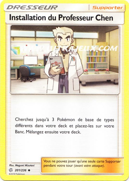 Carte Pokemon Neuve Française SL12-233//236 Installation du Professeur Chen