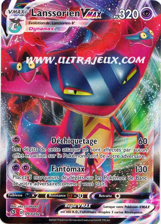 Pokemon Card Lanssorien 093 192 Vmax Full Art Sword And Shield 2 Eb02 Fr New Collectible Card Games Accessories Lenka Creations Pokemon Trading Card Game Cards Merchandise