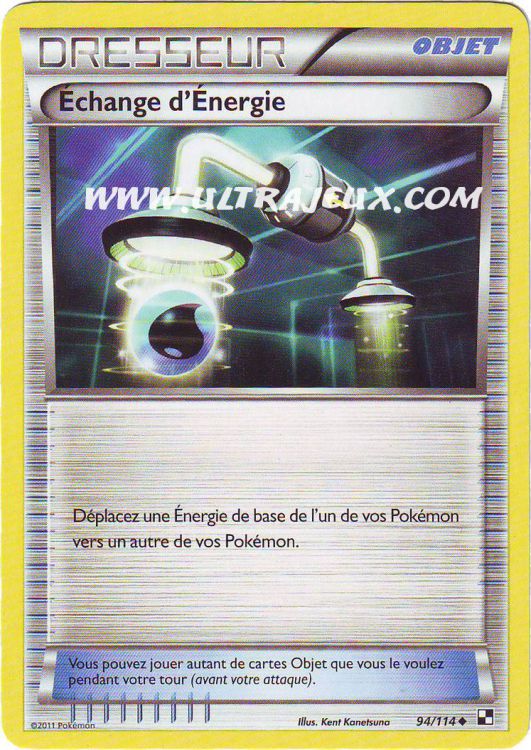 Echange D'energie (94/115) [Carte Pokémon Cartes à l'Unité Français] -  UltraJeux