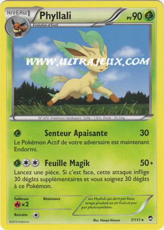 Phyllali (7/111) [Carte Pokémon Cartes à l'Unité Français] - UltraJeux