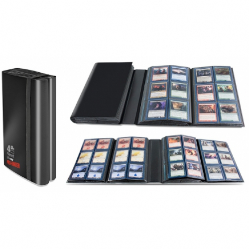 Portfolio Pro Binder 4 Playset 480 Cartes - Noir - UltraJeux