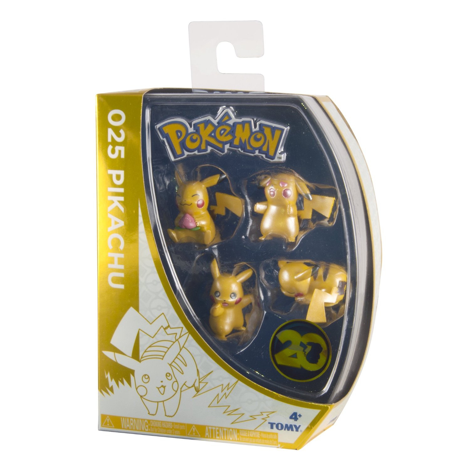 Figurines Lot De 4 Figurines Pikachu & Baie Pêcha Pokémon - UltraJeux