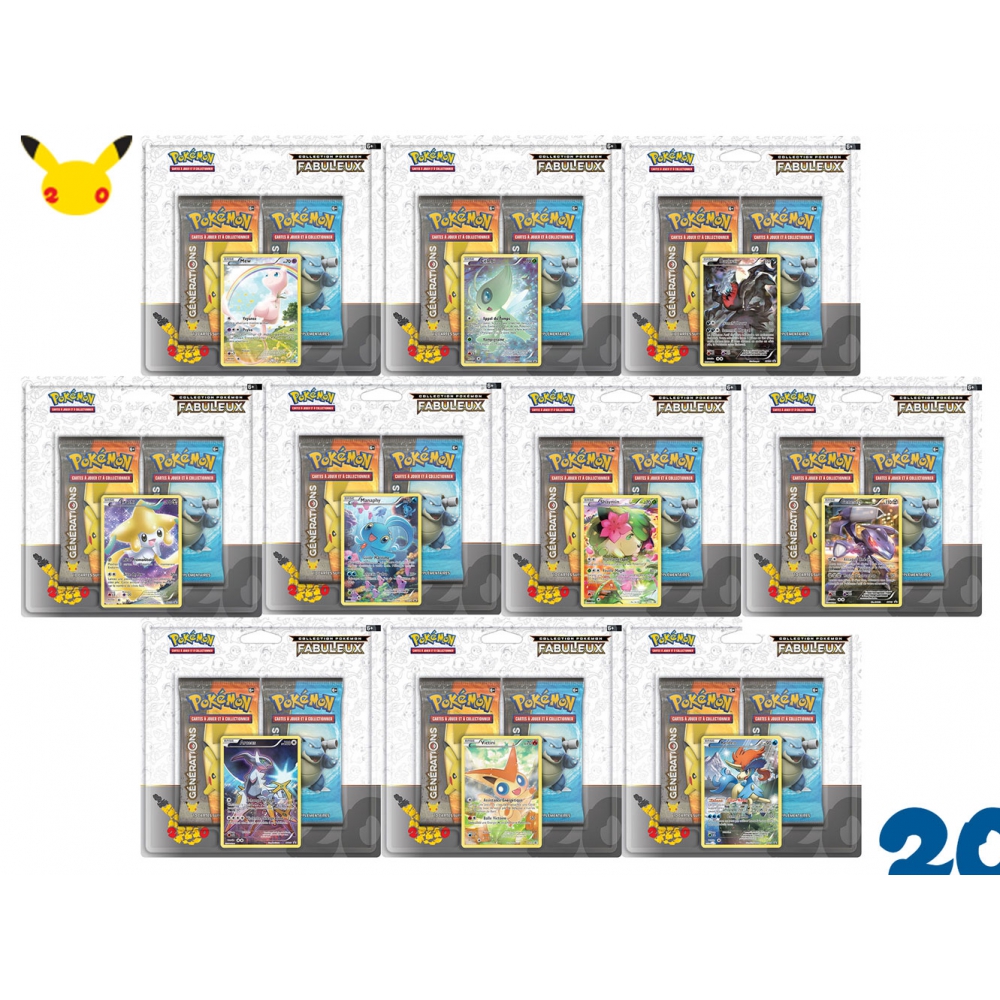 Produit Spécial Collection Pokémon Fabuleux Génération – L' Intégrale  Pokémon - UltraJeux