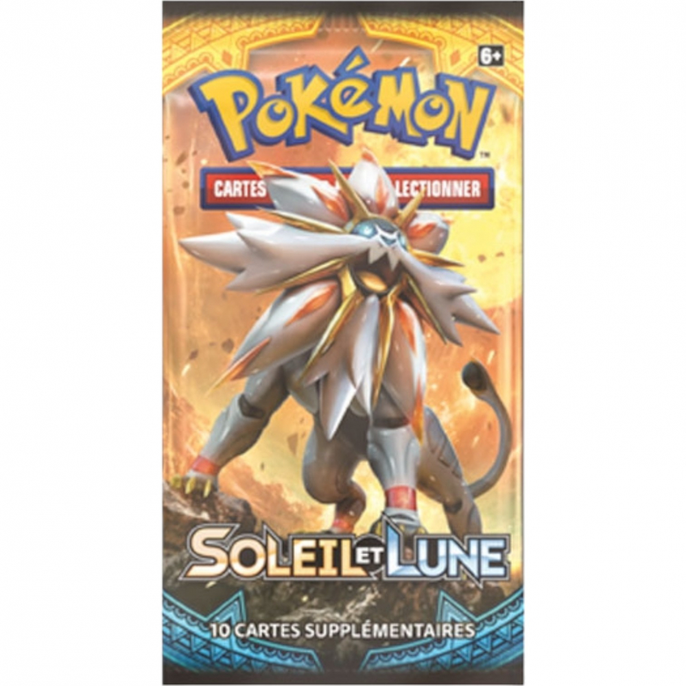 Pack cahier range-cartes + Booster Pokémon Soleil & Lune 1