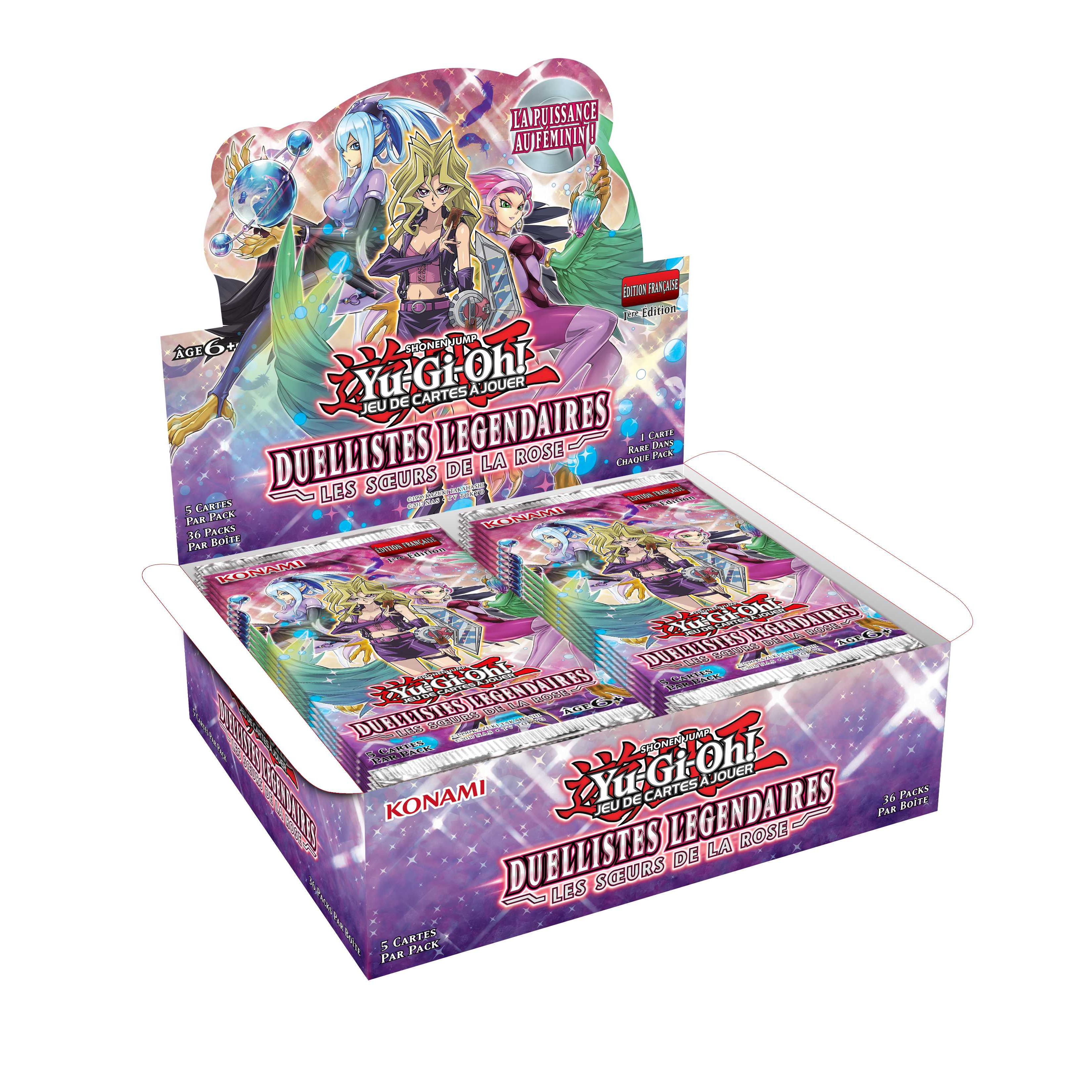 Lot De 4 Boosters Yu-Gi-Oh! - Pack Des Duellistes, Cartes Neuves Non Ouvertes