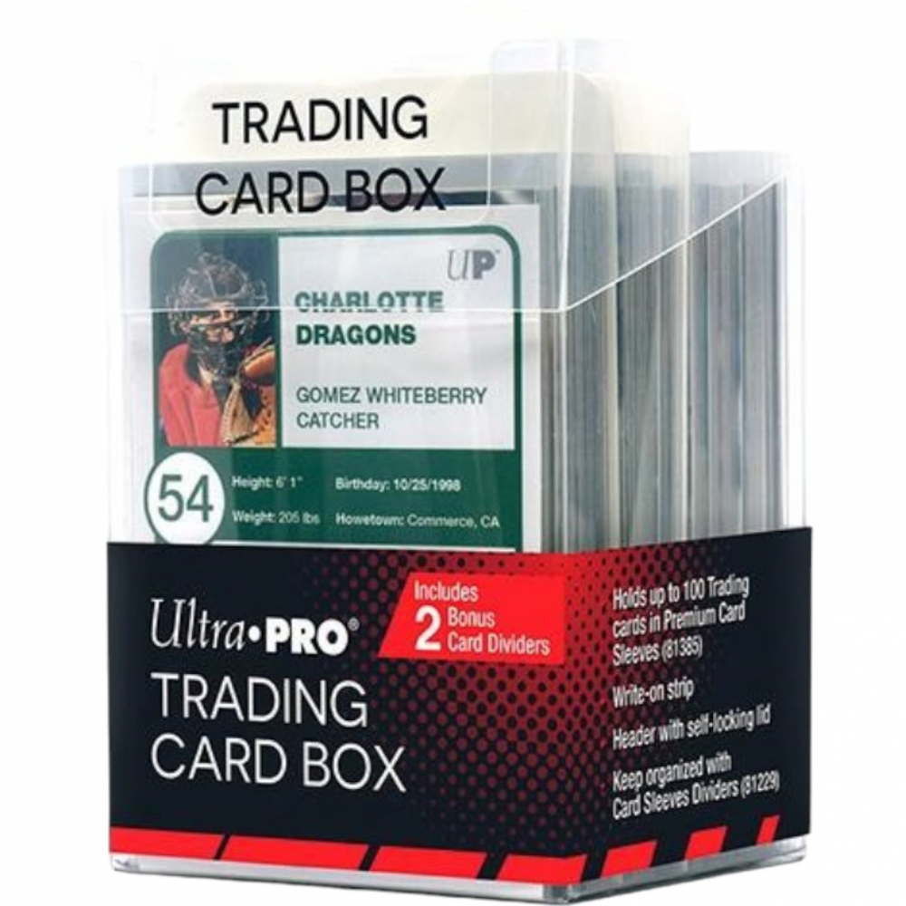 Boite de Rangement Deck Box Ultrapro - Transparent - Trading Card