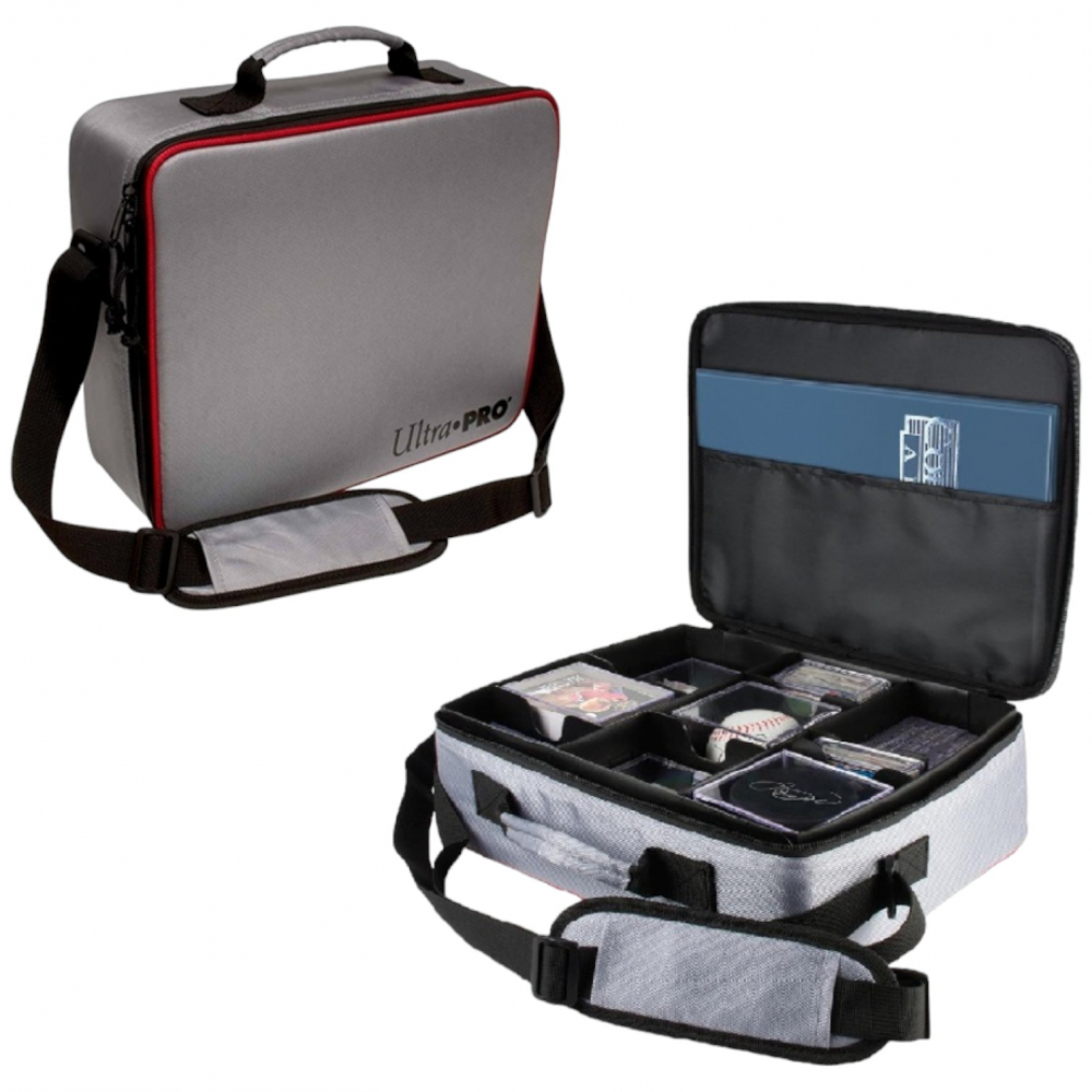 Boite de Rangement Valise - Gaming Case Deluxe Silver/Rouge - UltraJeux