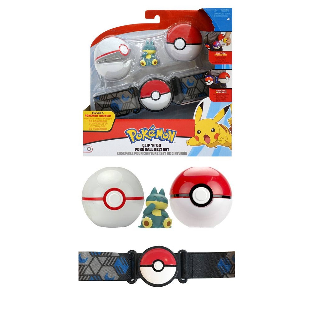 Figurines Ceinture de Dresseur avec Poké ball - Goinfrex Pokémon