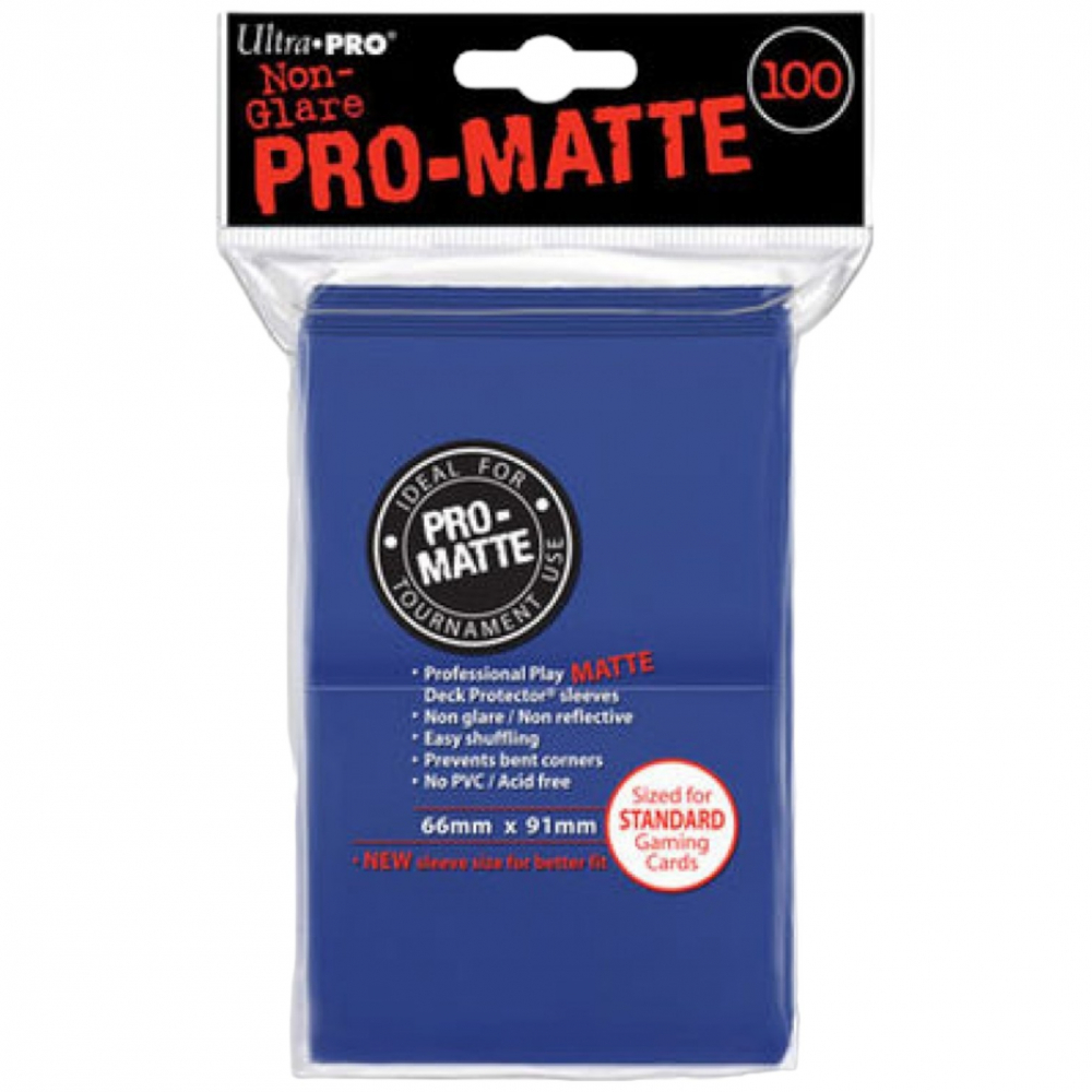 Sleeve - Ultra PRO - Protèges Cartes - Format Standard - Bleu Matte - par  100