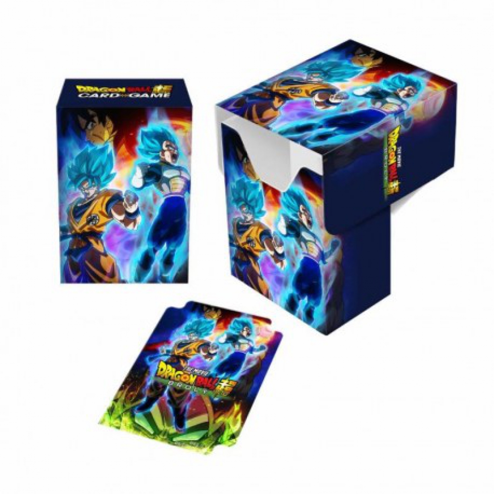 Boite de Rangement Deck Box Goku, Vegeta & Broly Dragon Ball Super