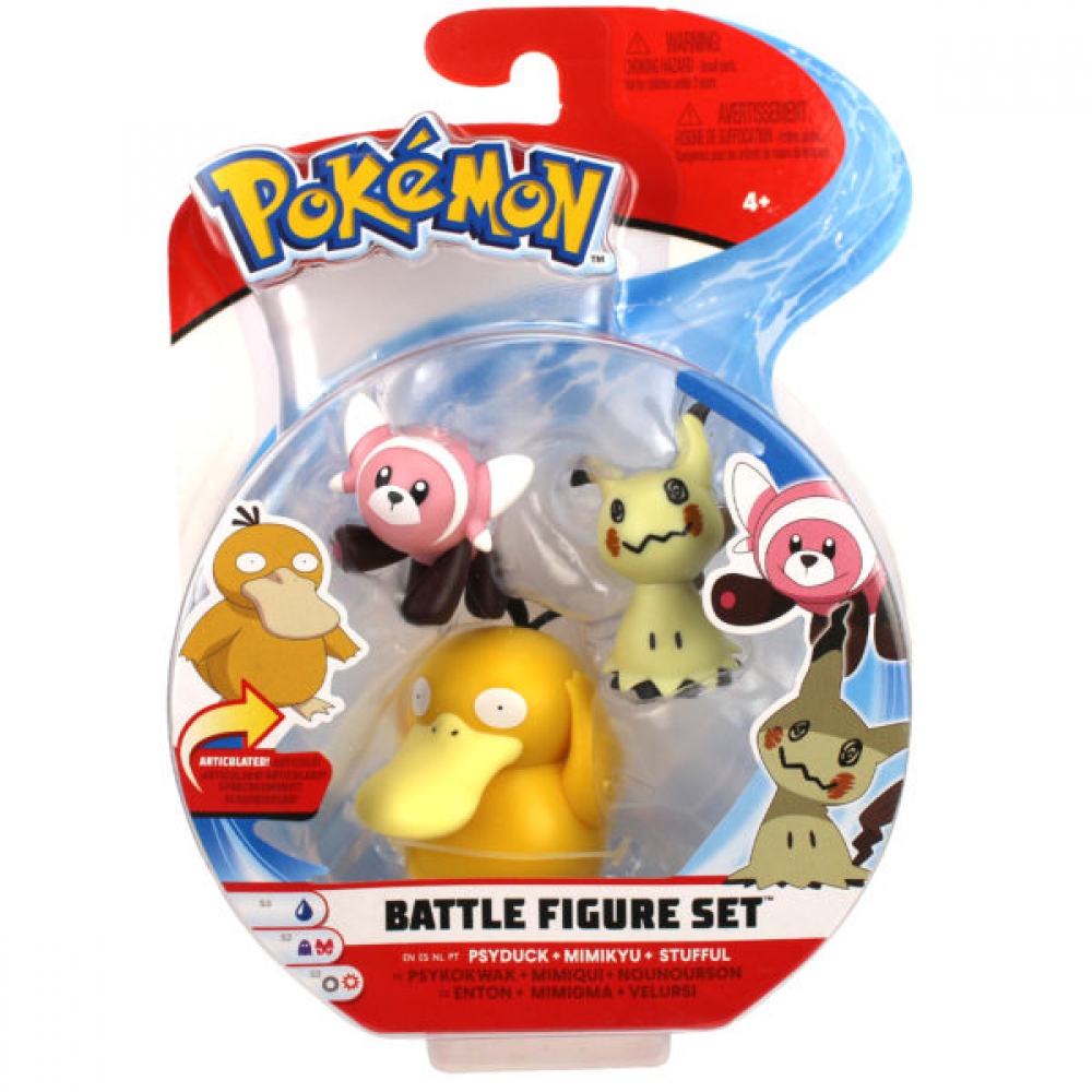 Figurines 3 Battle Figure Set Psykokwak Mimiqui Nounourson Pokemon Ultrajeux Figurines 3 Battle Figure Set Psykokwak Mimiqui Nounourson Pokemon Ultrajeux
