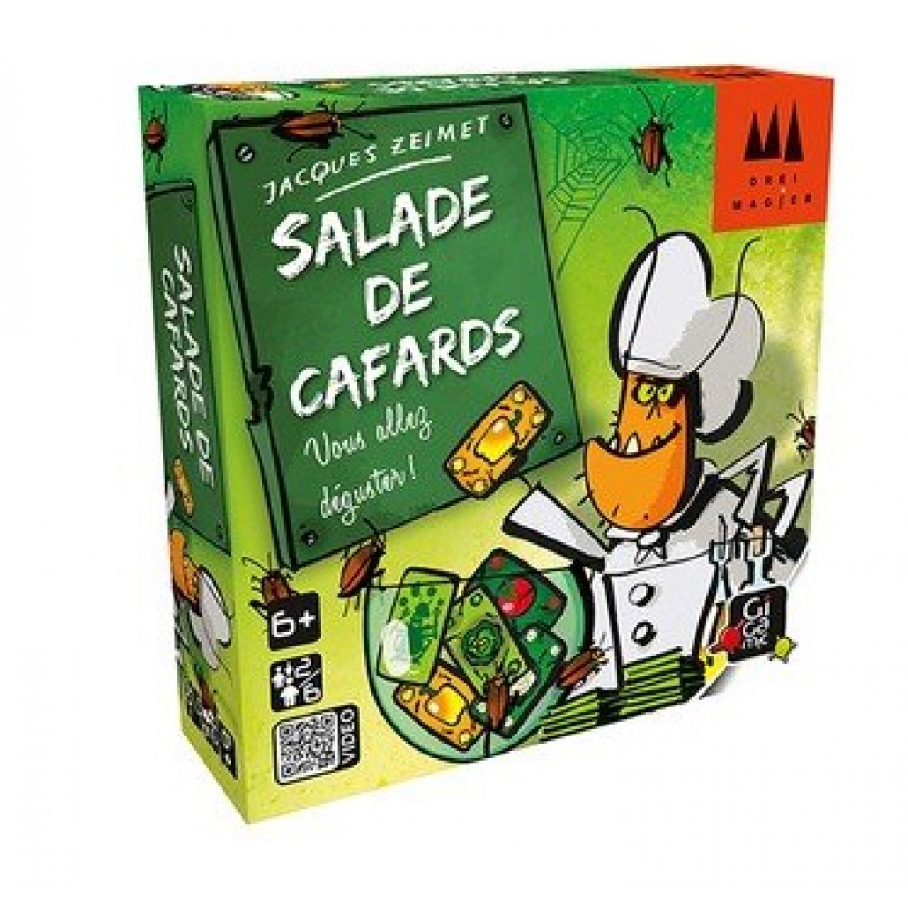 UltraJeux Jeu de Cartes Salade de Cafards Enfant