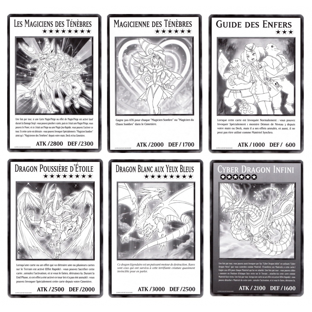Carte Yu-Gi-Oh Lot de 8 cartes
