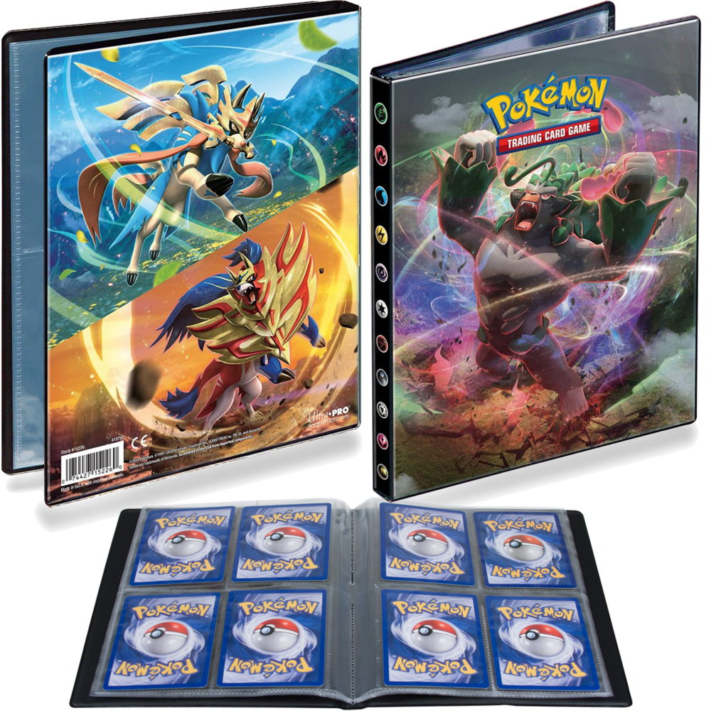 Portfolio Gorythmic/Zacian-Zamazenta - A5 - 4 Cases Pokémon - UltraJeux