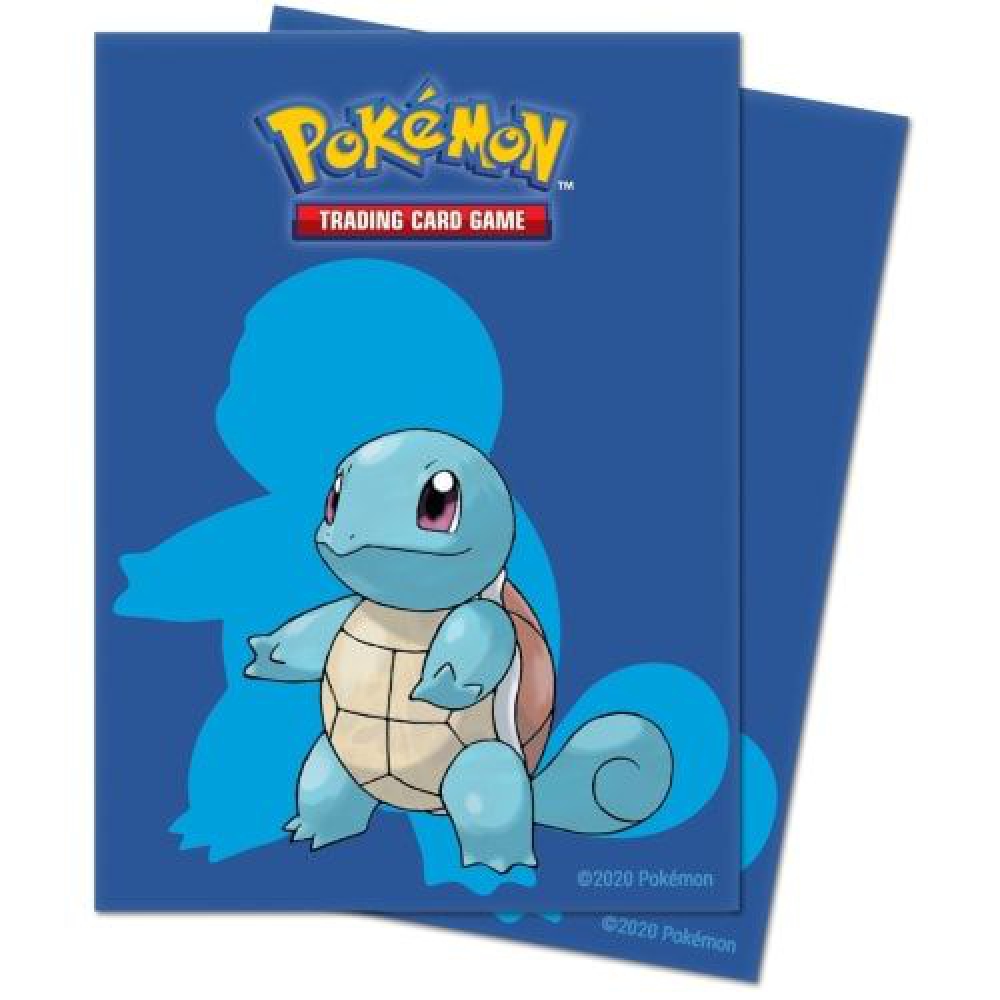 Protèges Cartes Standard Carapuce - Par 65 Pokémon - UltraJeux