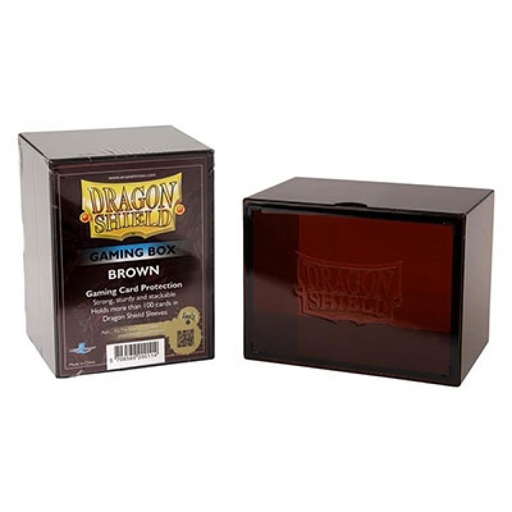 Dragon Shield – Boîte De Rangement Rectangulaire – Motif Uni – Étanche – 100 Cartes – 3,5 Pouces